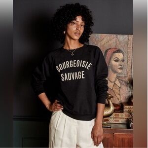 Clare V. Bourgeoisie Sauvage Sweatshirt, Size M
